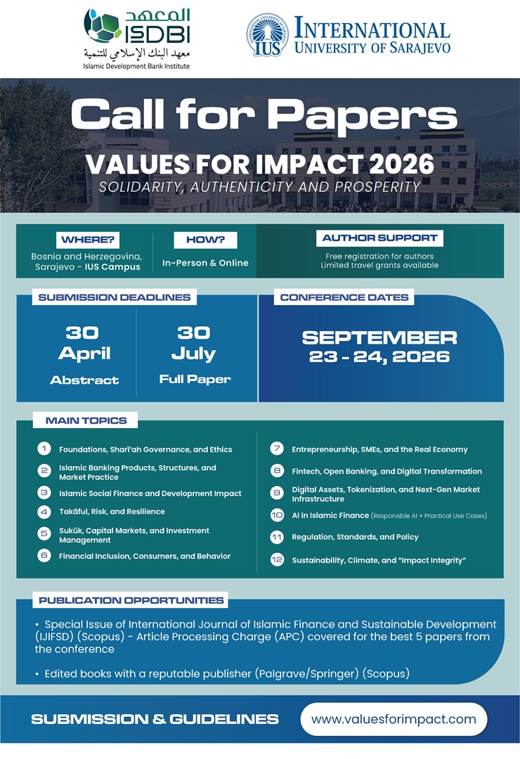 Call for Papers and Extended Abstracts - Values for Impact: Solidarity, Authenticity and Prosperity