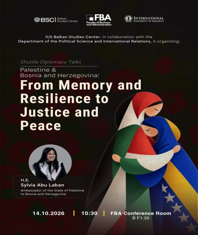 Shuttle Diplomacy Talks: Palestine & Bosnia and Herzegovina: From Memory and Resilience to Justice and Peace