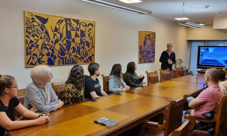 Investment and Portfolio Management Class Visits Sarajevo Stock Exchange