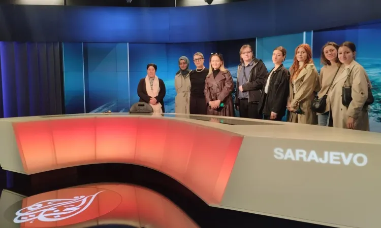 IUS Students Visit Al Jazeera Balkans