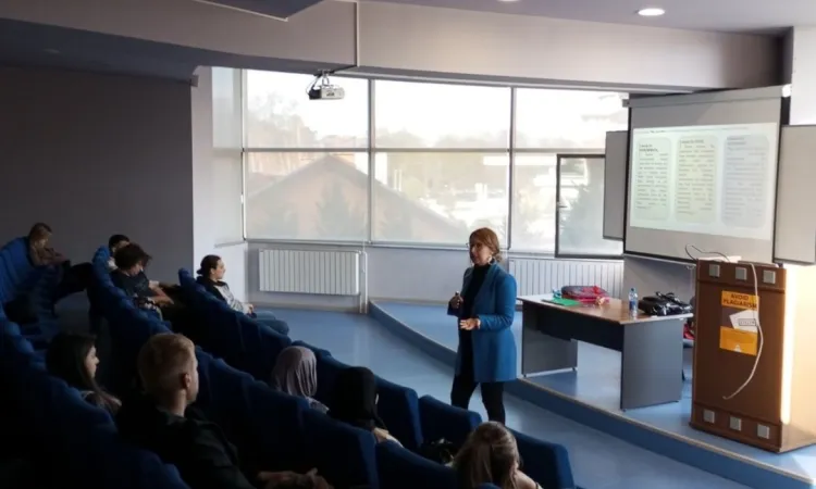 Guest Lecturer from Tana 21 Engages IUS FBA Students in a Discussion on Change and Innovations