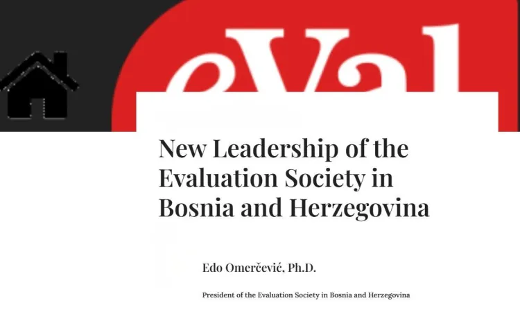 IUS Professor Dr. Edo Omerčević Elected President of the Evaluation Society in BiH
