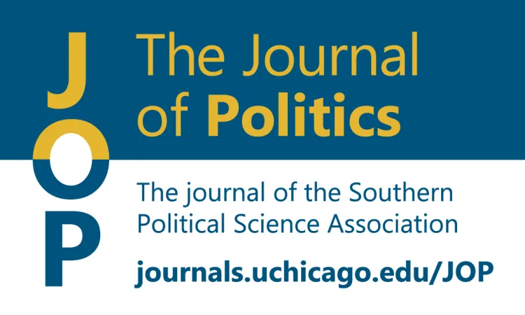 Prof. Joseph J. Kaminski’s Article Accepted in The Journal of Politics