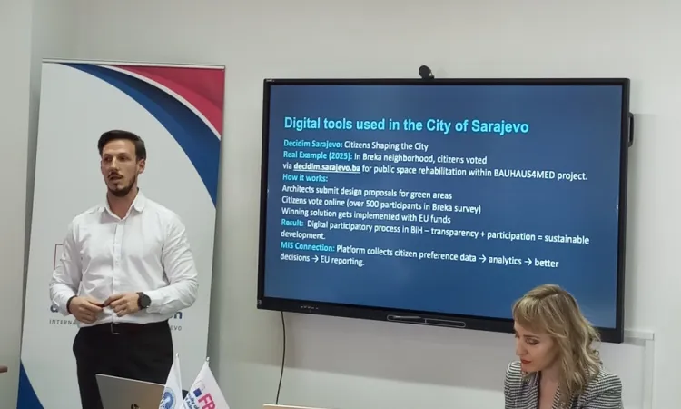 Digital Governance in the City of Sarajevo: Guest Lecture at FBA