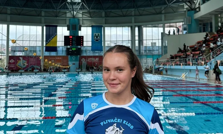 Management Student Lajla Imamović Shines at International Swimming Competition